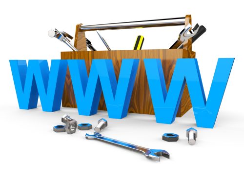 Online Tools Indicating World Wide Web And Website