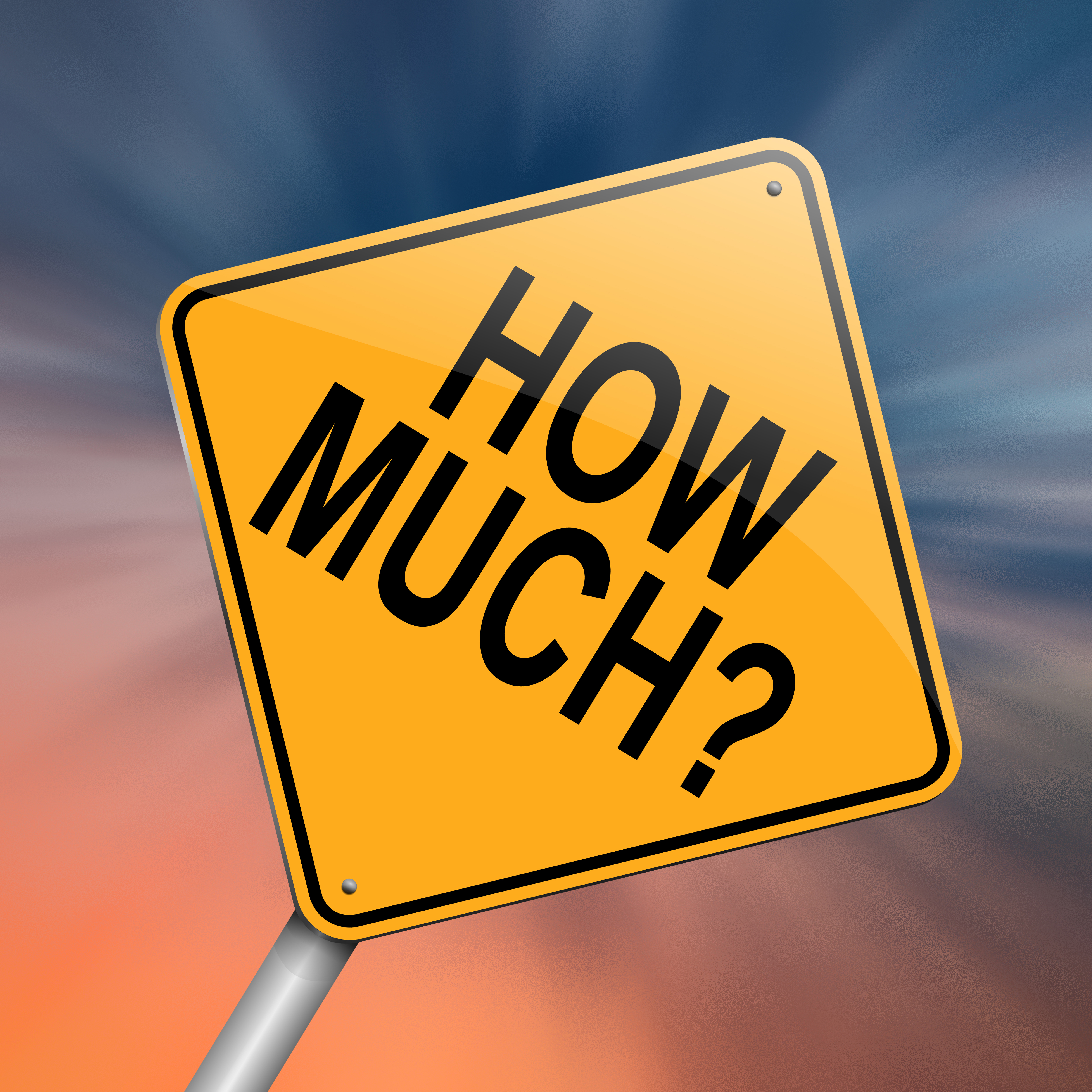 Image of a traffic sign with the words How Much written on it - Represents that Even before obtaining development approval you need to understand the cost of your subdivision